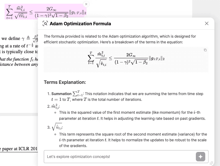 Extract Math LaTeX from PDF with AI